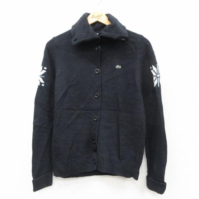 古着 ラコステ LACOSTE ニット ブランド ニット カーディガン レディー