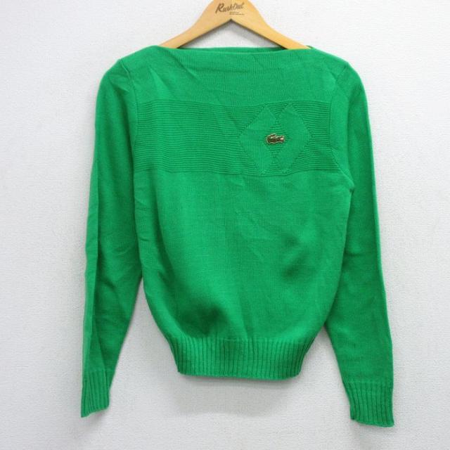 古着 ラコステ LACOSTE 長袖 ブランド セーター レディース 80年代 