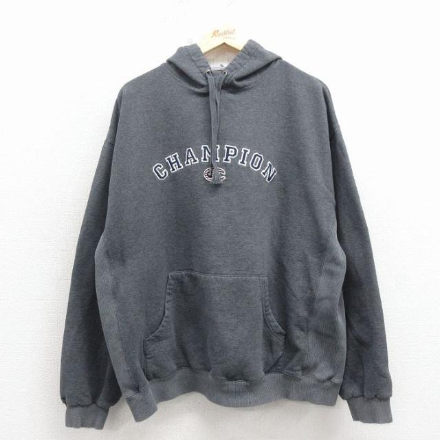 古着 長袖 チャンピオン Champion スウェット パーカー メンズ 00年