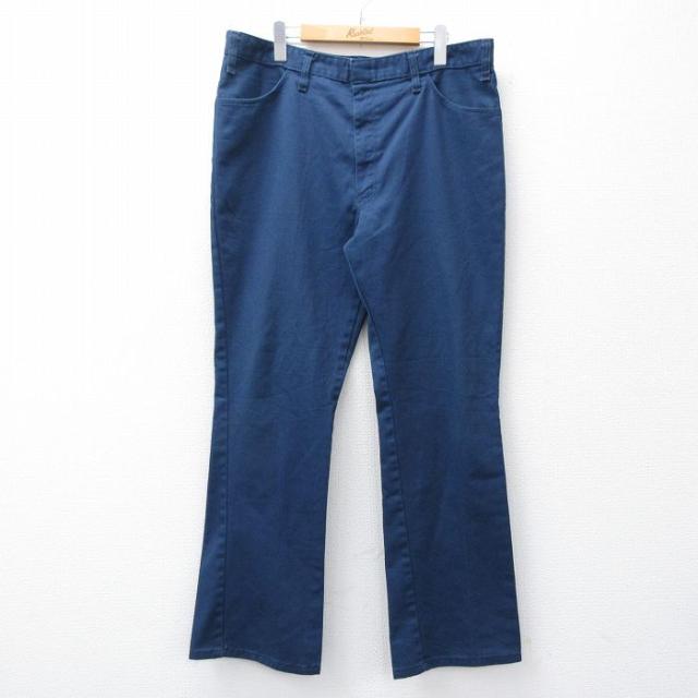 古着 ディッキーズ ビンテージ ワーク パンツ メンズ 70年代 70s フレア