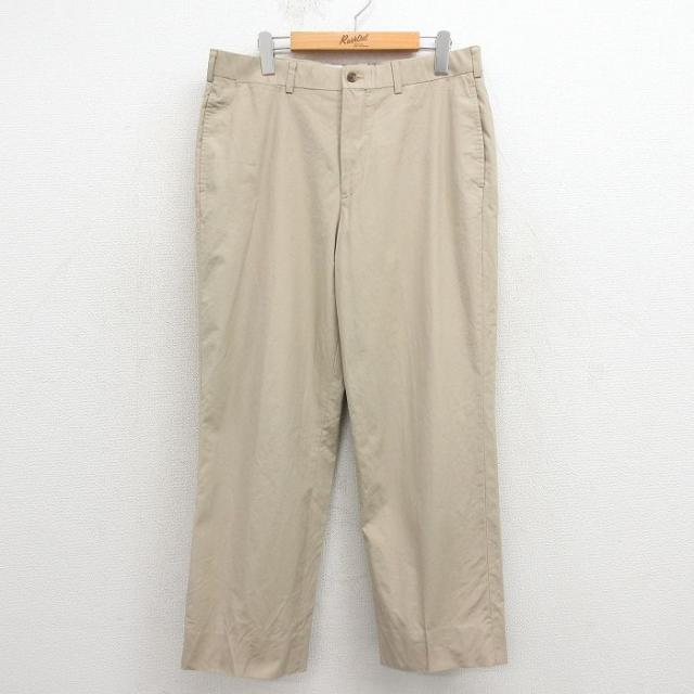 古着 ブルックスブラザーズ ブランド パンツ メンズ コットン ベージュ spe