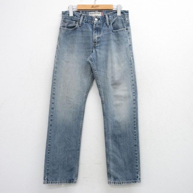 古着 リーバイス Levis 514 ジーンズ メンズ ヒゲ コットン 紺 デニ
