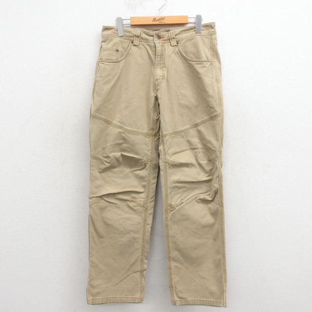 古着 EMS パンツ メンズ ダック地 ベージュ 26mar17 中古