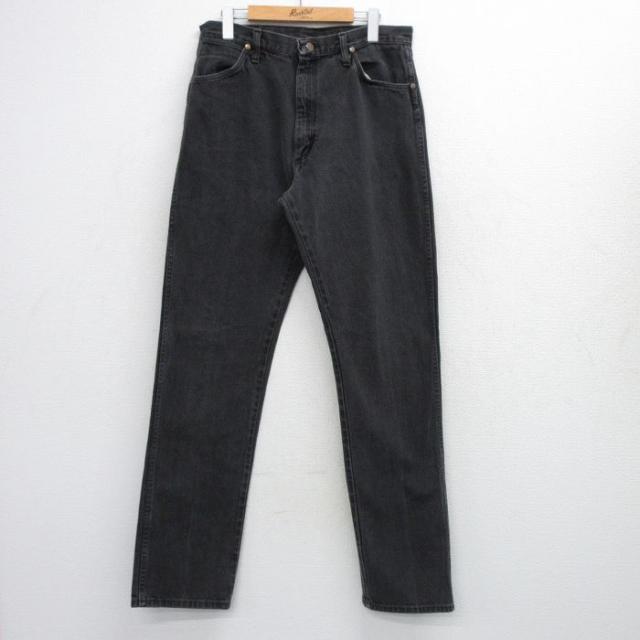 古着 ラングラー ジーンズ メンズ 90年代 90s USA製 黒 デニム sp