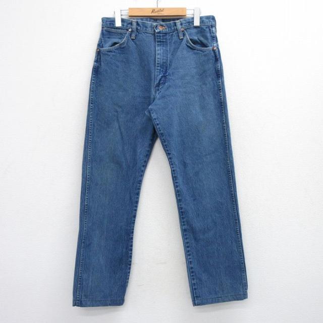 古着 ラングラー ジーンズ メンズ 90年代 90s コットン USA製 紺 デ