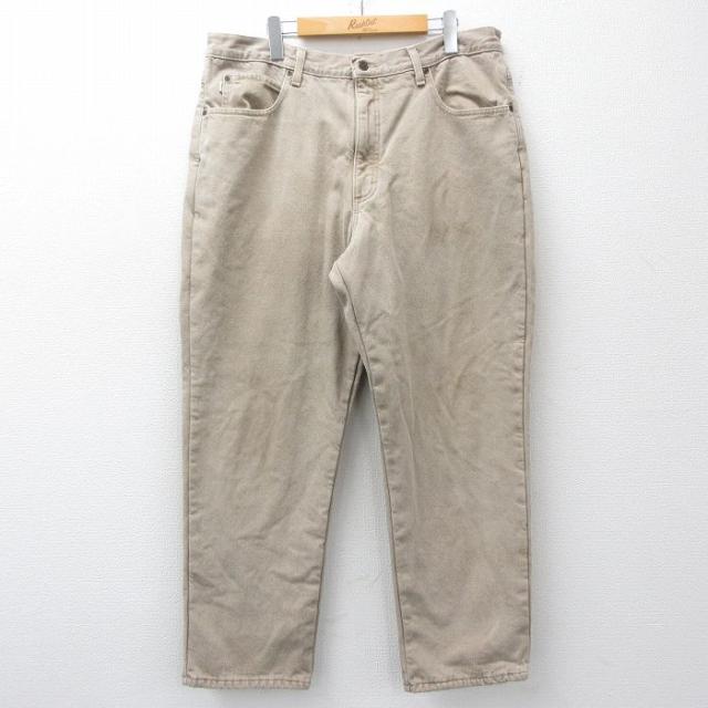 古着 エルエルビーン ジーンズ メンズ 00年代 00s コットン ベージュ デ