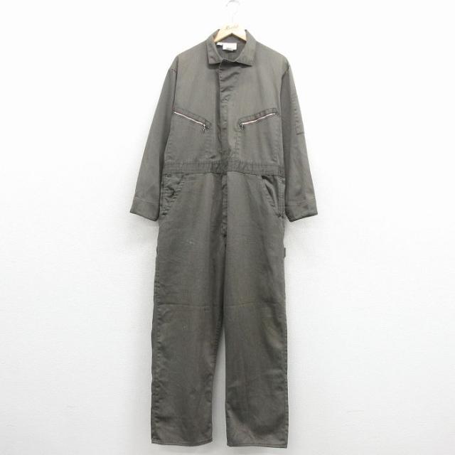 古着 ディッキーズ 長袖 ワーク ツナギ メンズ 80年代 80s 大きいサイズ