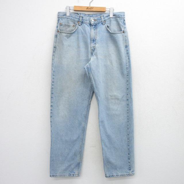古着 ジーンズ Levis リーバイス 550 メンズ コットン 薄紺 デニム