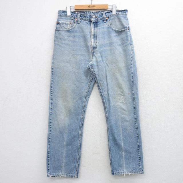 古着 ジーンズ Levis リーバイス 505 メンズ 90年代 90s ヒゲ 