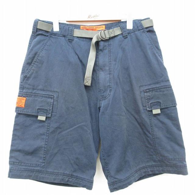 古着 アバクロンビー ショート カーゴ パンツ ショーツ メンズ コットン 紺