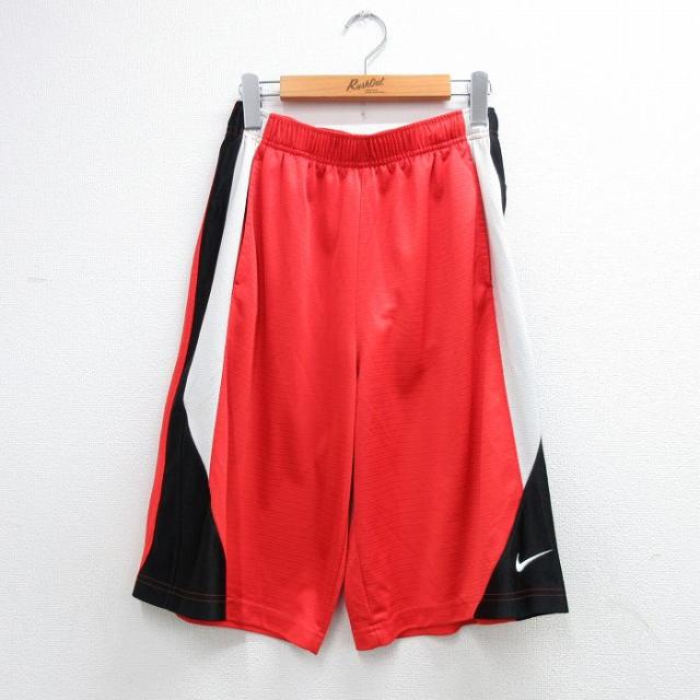 古着 ナイキ NIKE ハーフ イージー パンツ ショーツ メンズ ワンポイント
