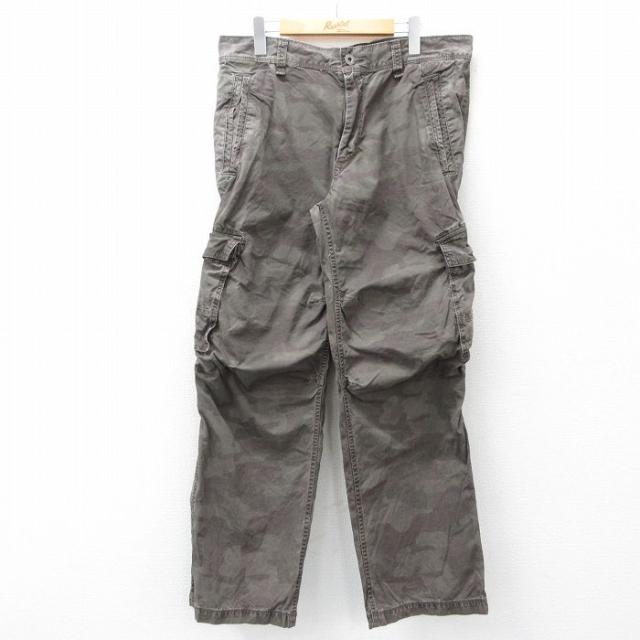 古着 オールドネイビー OLD NAVY カーゴ パンツ メンズ コットン 茶