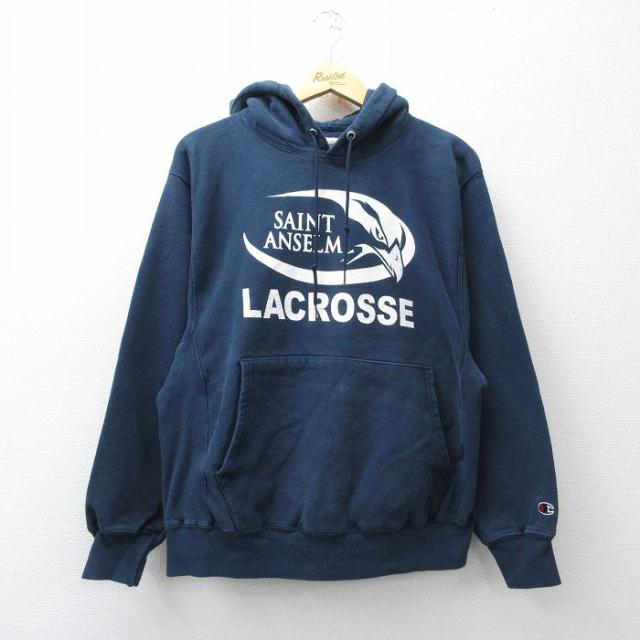 古着 長袖 チャンピオン Champion リバースウィーブ パーカー メンズ