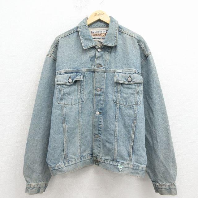 古着 ゲス GUESS 長袖 ブランド ジージャン メンズ 90年代 90s 大