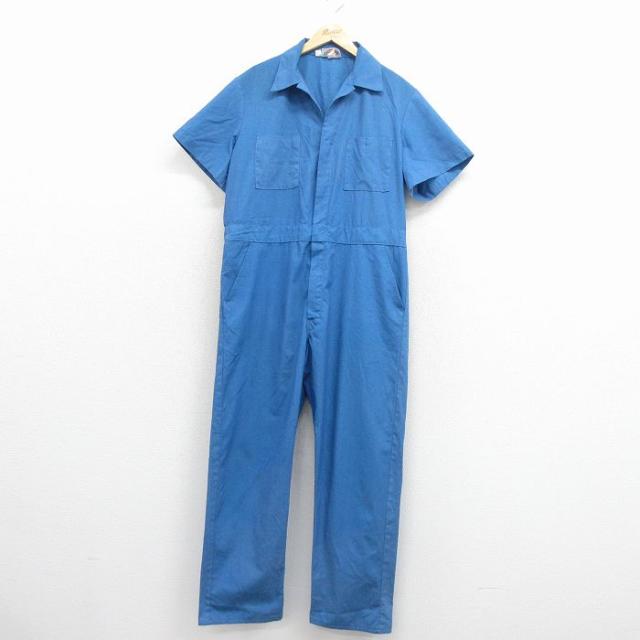 古着 ディッキーズ 半袖 ワーク ツナギ メンズ 90年代 90s 大きいサイズ