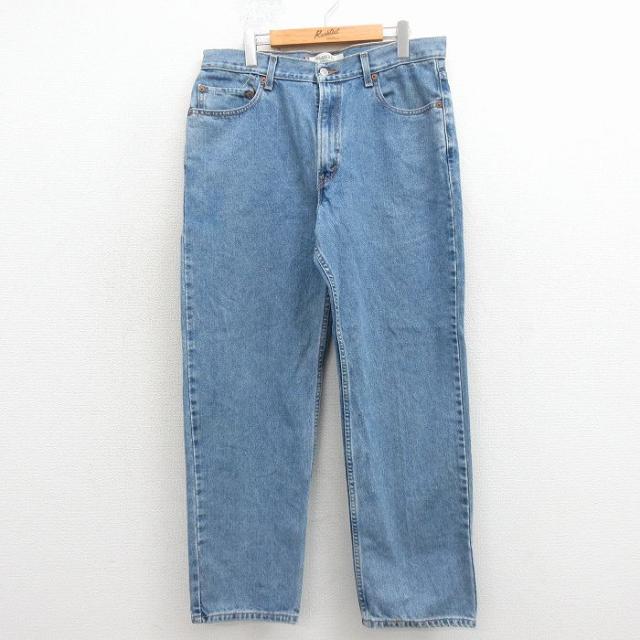 古着 ジーンズ Levis リーバイス 550 メンズ テーパード コットン 紺