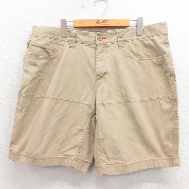 古着 ノースフェイス ショート パンツ ショーツ メンズ ダック地 ベージュ 2