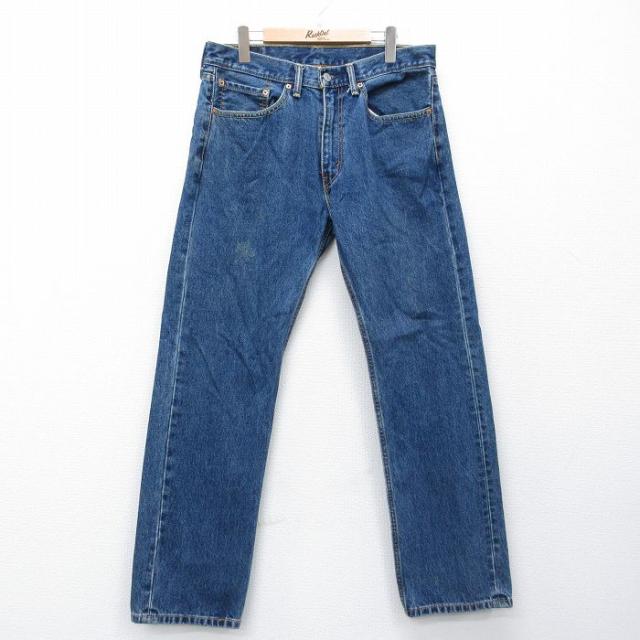 古着 ジーンズ リーバイス Levis 505 メンズ コットン 濃紺 デニム