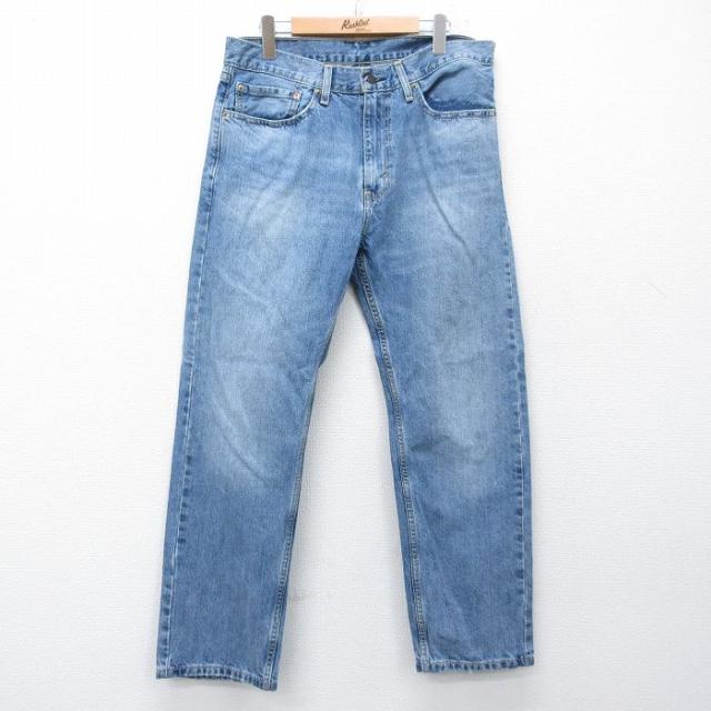 古着 ジーンズ リーバイス Levis 505 メンズ ヒゲ コットン 紺 デニ