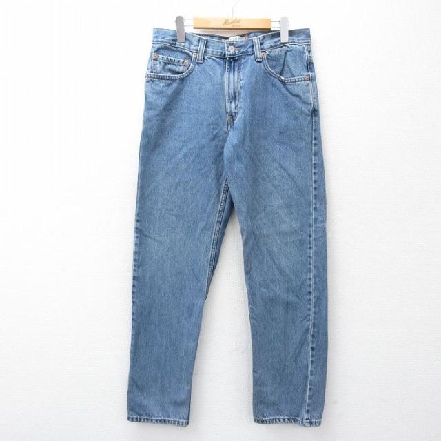 古着 ジーンズ リーバイス Levis 505 メンズ コットン 紺 デニム 2
