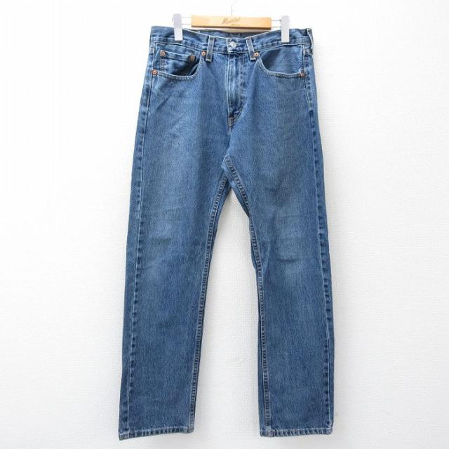 古着 ジーンズ リーバイス Levis 505 メンズ コットン 紺 デニム 2