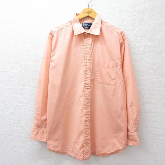 古着 ラルフローレン 長袖 ブランド シャツ メンズ 90年代 90s CURH