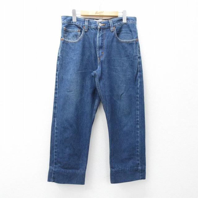 古着 ジーンズ Levis リーバイス 505 メンズ コットン 紺 デニム 2