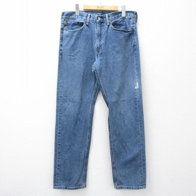 古着 ジーンズ Levis リーバイス 505 メンズ コットン 紺 デニム 2