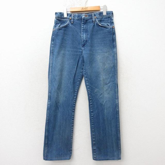 古着 ラングラー ジーンズ メンズ 90年代 90s コットン USA製 紺 デ