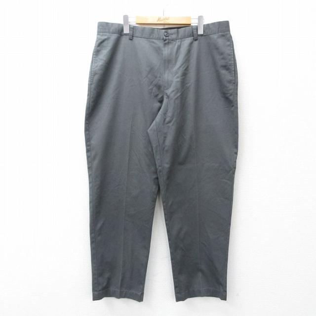 古着 エルエルビーン パンツ メンズ 00年代 00s コットン 濃グレー系 2