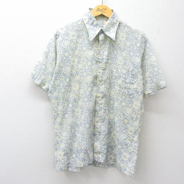 古着 マックレガー 半袖 シャツ メンズ 70年代 70s SCOTSET 花柄
