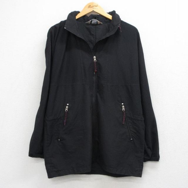 古着 EMS 長袖 ジャケット レディース 90年代 90s 大きいサイズ 黒