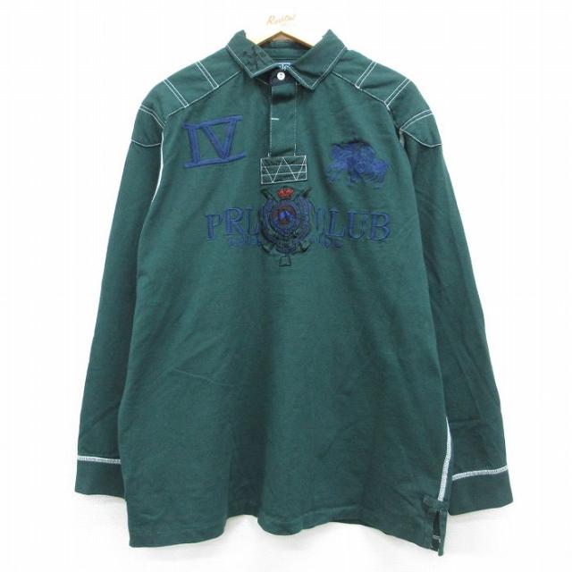 古着 ラルフローレン 長袖 ブランド ラガー シャツ メンズ PRL CLUB