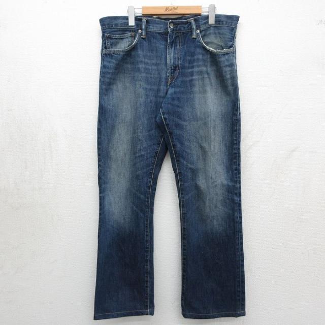 古着 ギャップ GAP ジーンズ メンズ ヒゲ コットン 紺 デニム 26may
