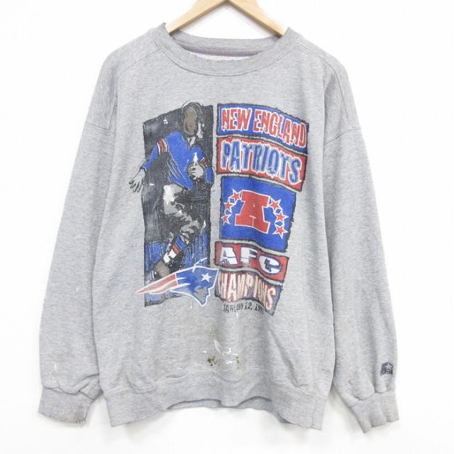 古着 スターター 長袖 スウェット メンズ 90年代 90s NFL ニューイン