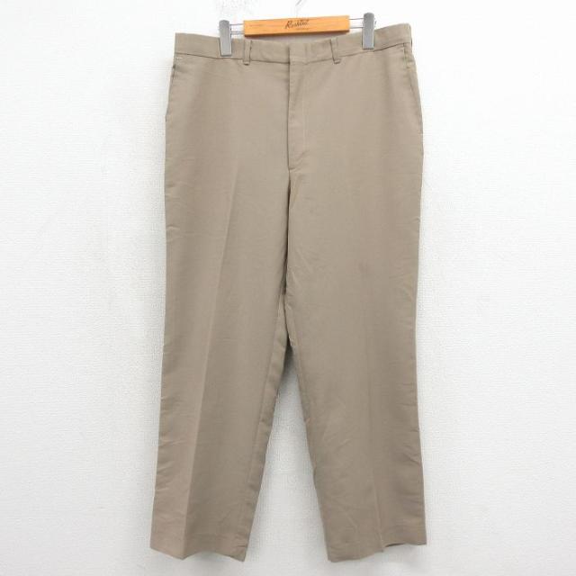 古着 HAGGER スラックス パンツ メンズ 90年代 90s ベージュ 26