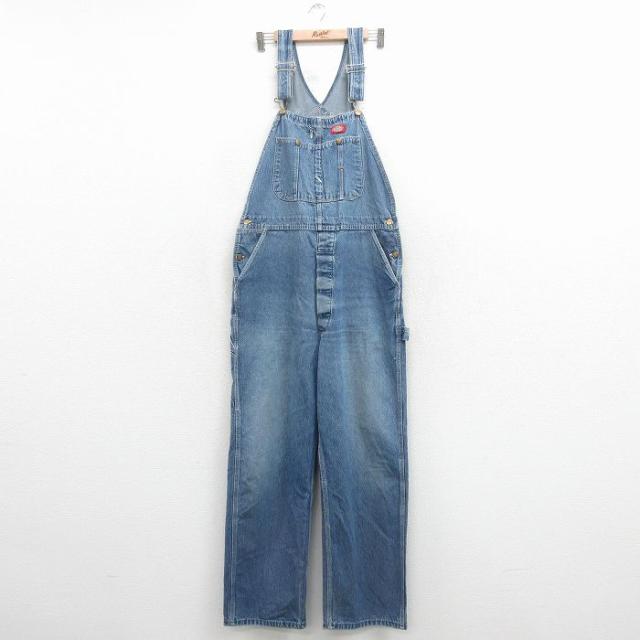 古着 ディッキーズ オーバーオール メンズ 90年代 90s コットン USA製