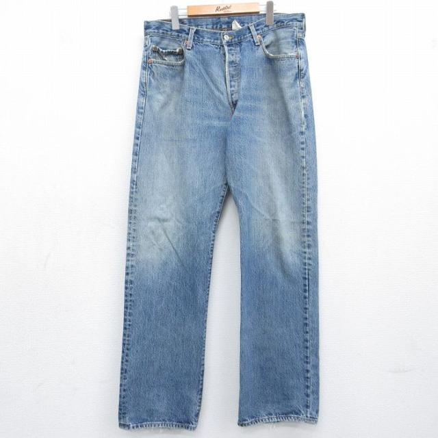 古着 ジーンズ Levis リーバイス 501 メンズ 00年代 00s ヒゲ 