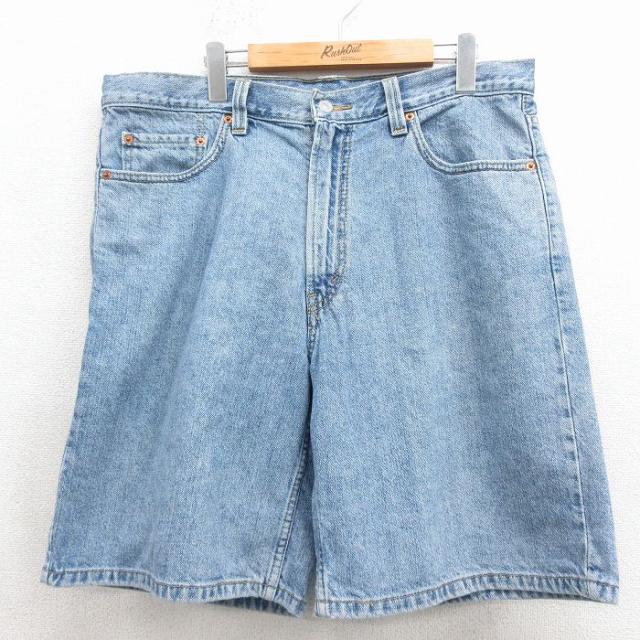 古着 リーバイス Levis 550 ショート パンツ メンズ ネイビー デニム
