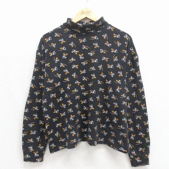 古着 長袖 ビンテージ Tシャツ レディース 90年代 90s ディズニー ミッ
