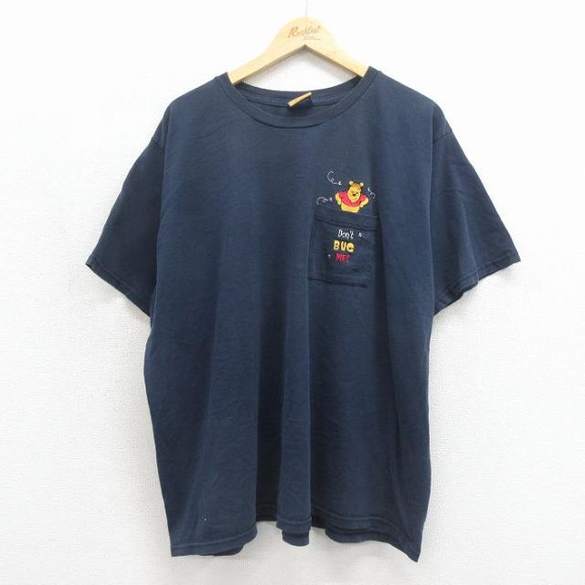 古着 半袖 ビンテージ Tシャツ レディース 00年代 00s ディズニー くま