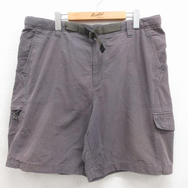 古着 コロンビア ショート カーゴ パンツ ショーツ メンズ 濃グレー 26ju