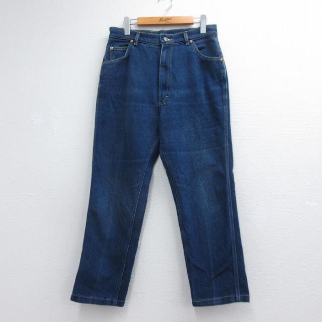 古着 リー Lee ジーンズ レディース 90年代 90s USA製 ネイビー 