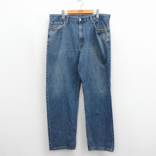 古着 リーバイス Levis 550 メンズ テーパード コットン ネイビー デ