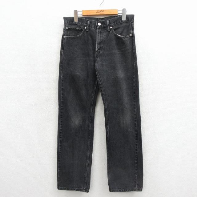古着 リーバイス Levis 505 メンズ コットン ブラック デニム 26j