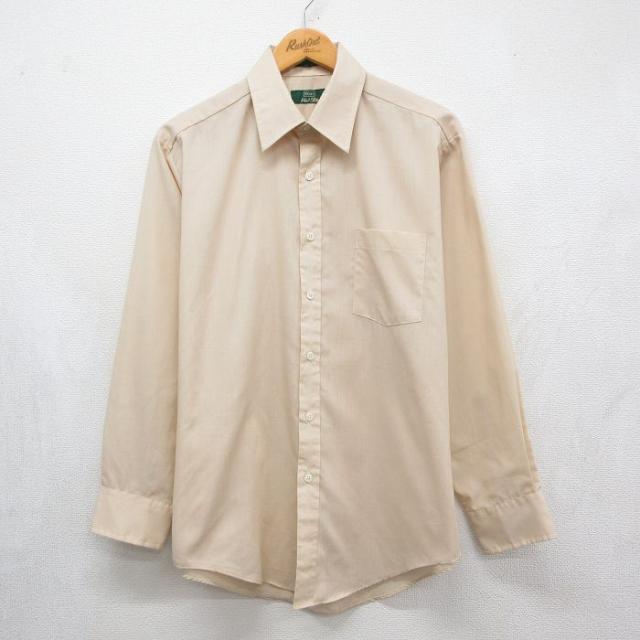 古着 シアーズ 長袖 シャツ メンズ ベージュ 26jun29 中古