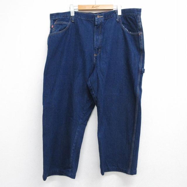 古着 レッドキャップ ペインター パンツ メンズ 大きいサイズ ネイビー デニム