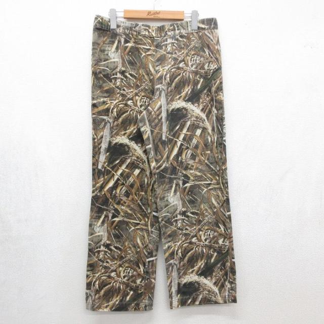 古着 カベラス ハンティング パンツ メンズ リアルツリー ブラウン 迷彩 sp