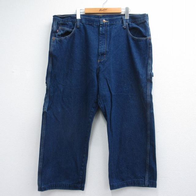 古着 レッドキャップ ペインター パンツ メンズ 大きいサイズ コットン ネイビ
