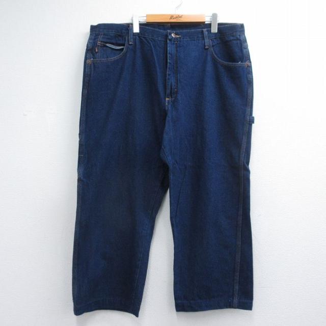 古着 レッドキャップ ペインター パンツ メンズ 大きいサイズ コットン ネイビ